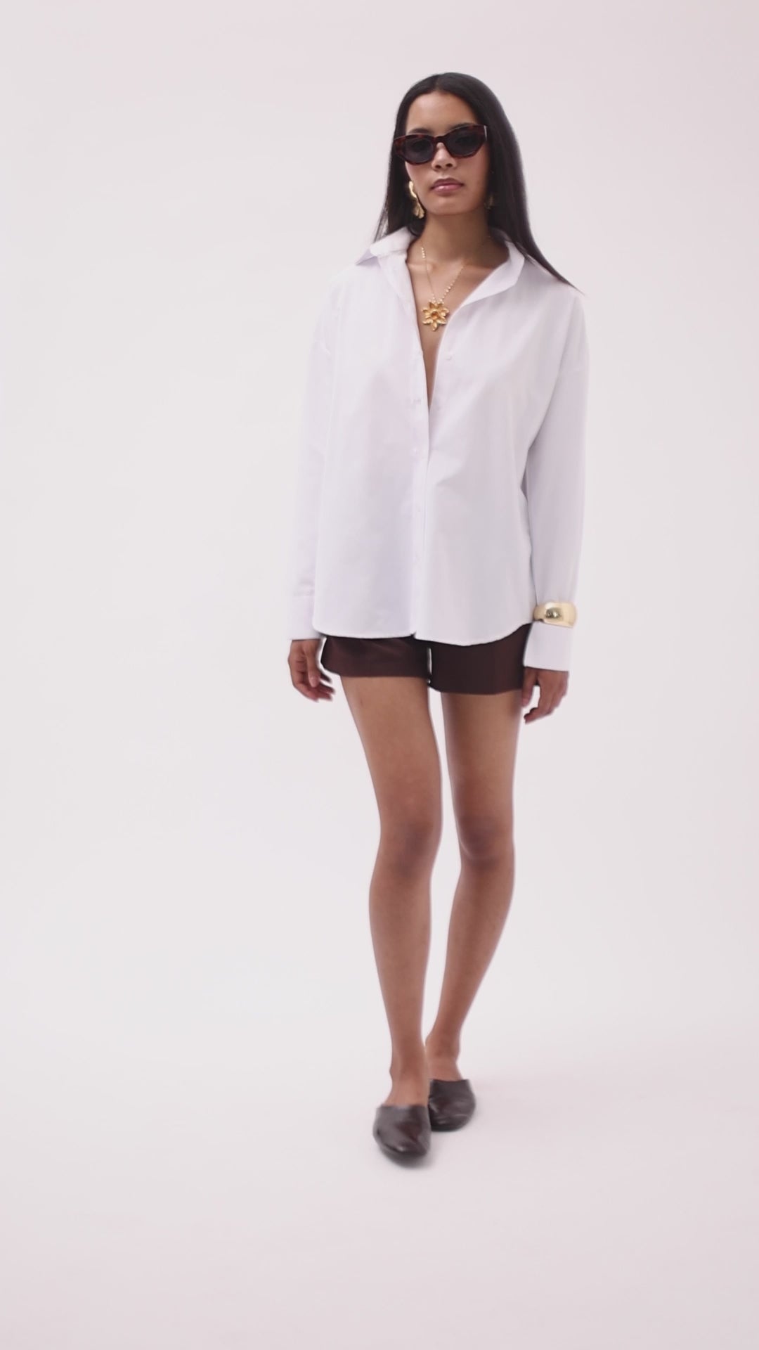 Chemise femme Alva Onassia, chemise élégante pour le bureau ou sortie