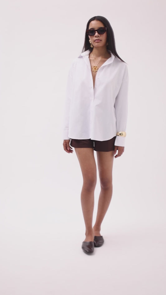 Chemise femme Alva Onassia, chemise élégante pour le bureau ou sortie